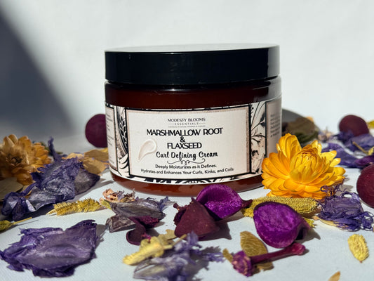 Marshmallow Root & Flaxseed Curl Defining Crème | Define. Hydrate. Detangle. Naturally.