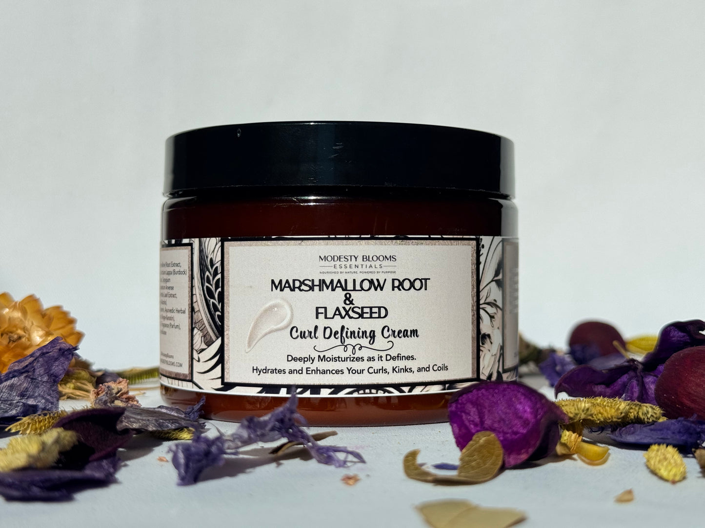 Marshmallow Root & Flaxseed Curl Defining Crème | Define. Hydrate. Detangle. Naturally.