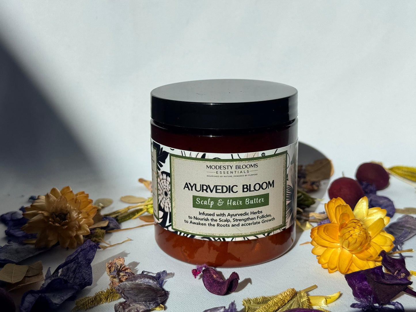 Ayurvedic Bloom Butter | Herbal Infusion for Growth, Strength & Shine