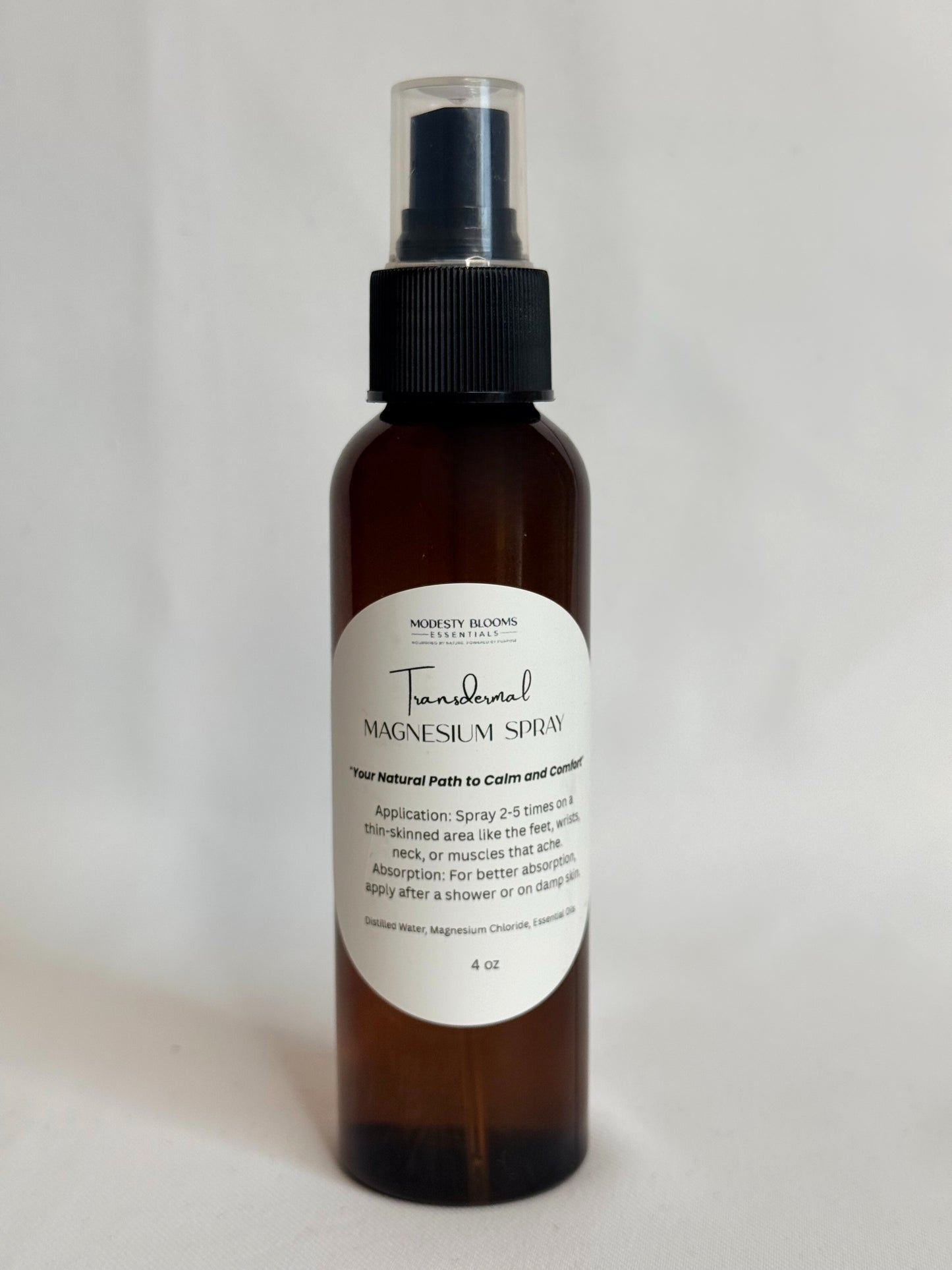 Transdermal Magnesium Spray