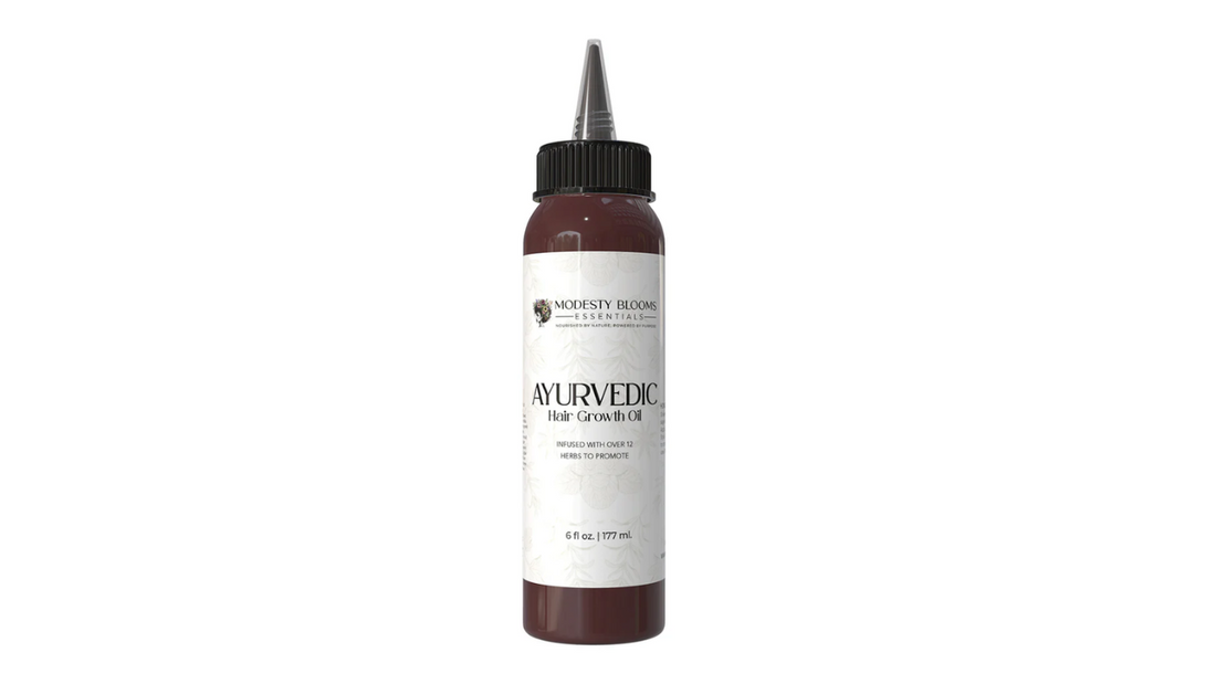 Ayurvedic Hair Growth Oil for Thicker, Longer Hair | Modesty Blooms