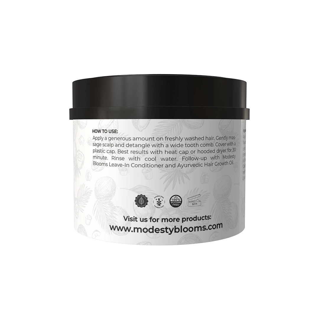Coconut Milk & Rhassoul Clay Deep Conditioner | Moisture Reset. Curl Nourishment. Natural Shine.