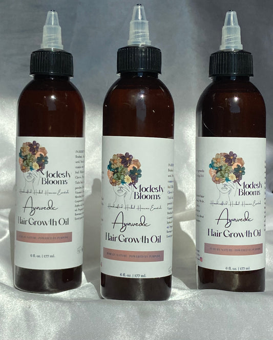 Ayurvedic Hair Oil | Hair Growth Oil | Modesty Blooms Essentials