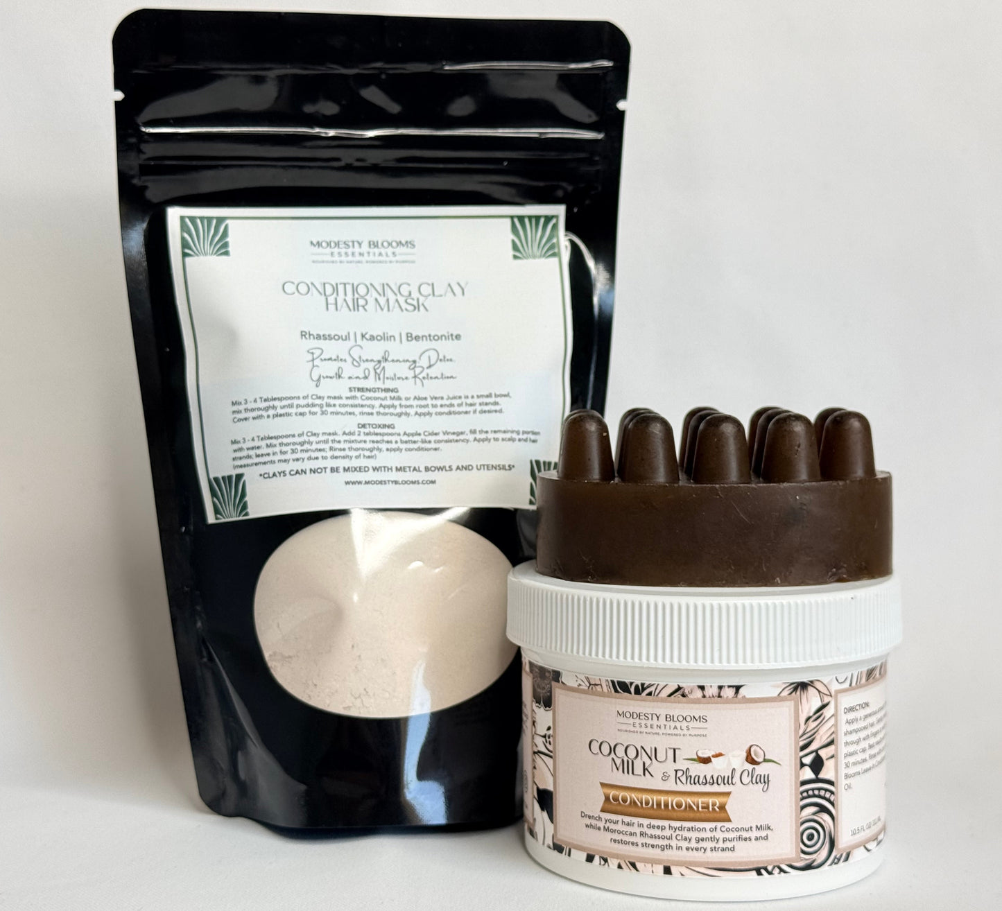 Conditioning Clay Hair Mask | Detox. Define. Nourish from Root to Tip.