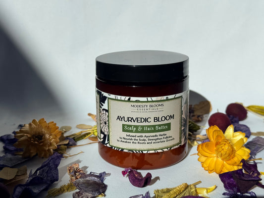 Ayurvedic Bloom Butter | Herbal Infusion for Growth, Strength & Shine