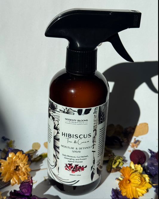 Hibiscus Tea & Cream Detangling Spray | Hydrate. Detangle. Strengthen. Naturally.