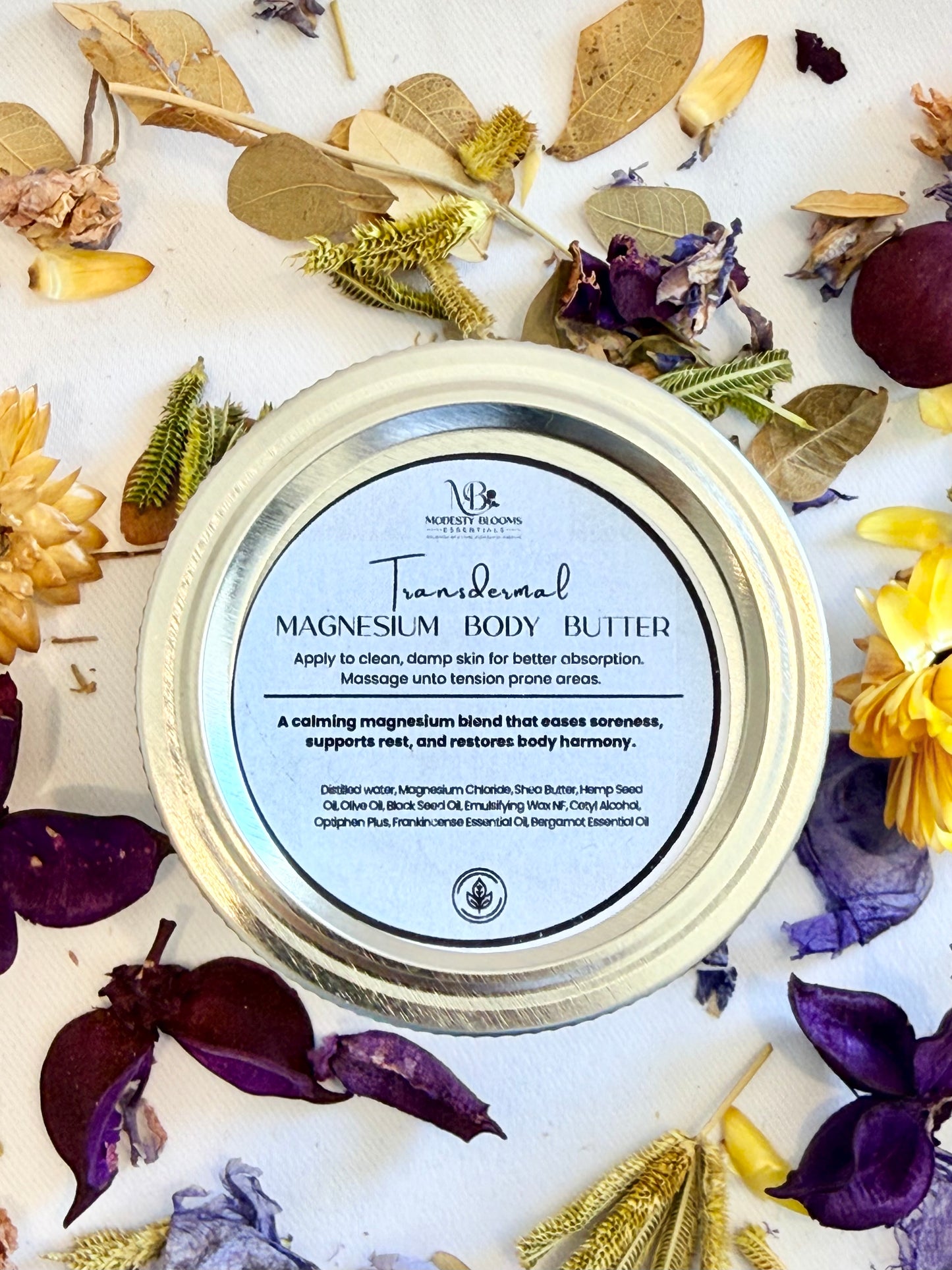 Mineral Mellow Magnesium Body Butter | Deep Relief for Muscles, Stress & Sleep